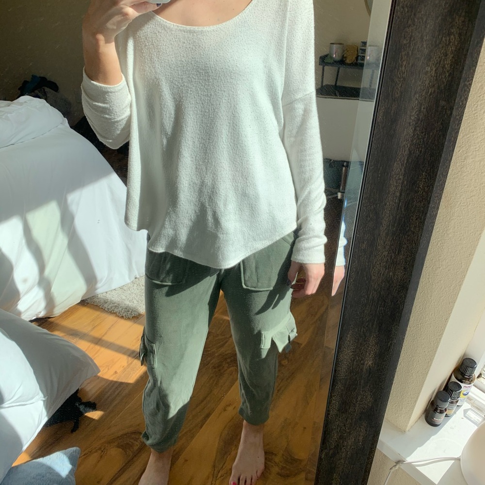 White oversized project social T - Picture 2 of 3